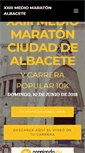 Mobile Screenshot of mediomaratonalbacete.com